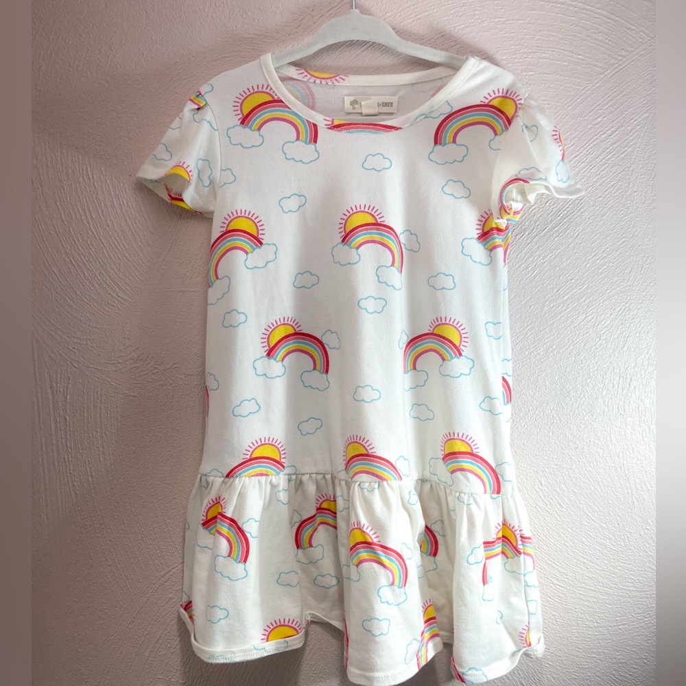 Tucker + Tate Rainbow Print Kids Dress